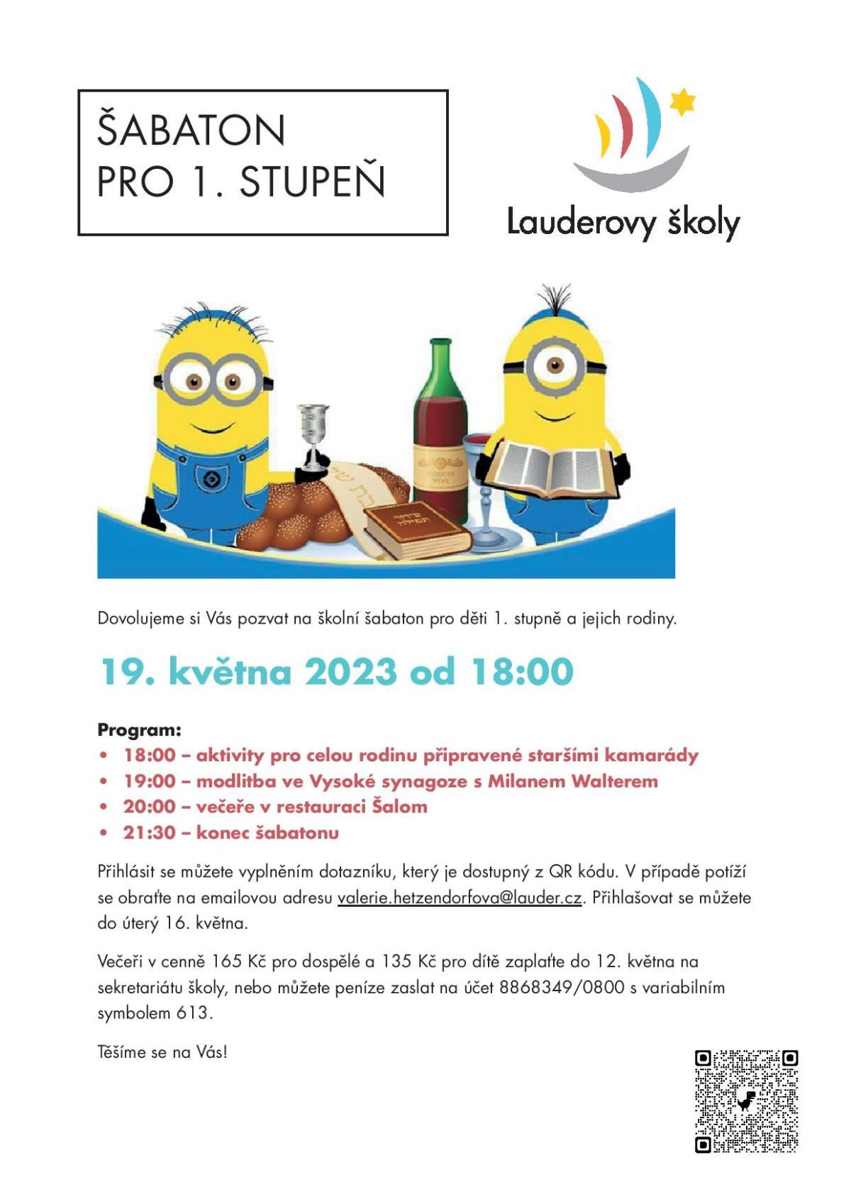 Šabaton pro 1. stupeň