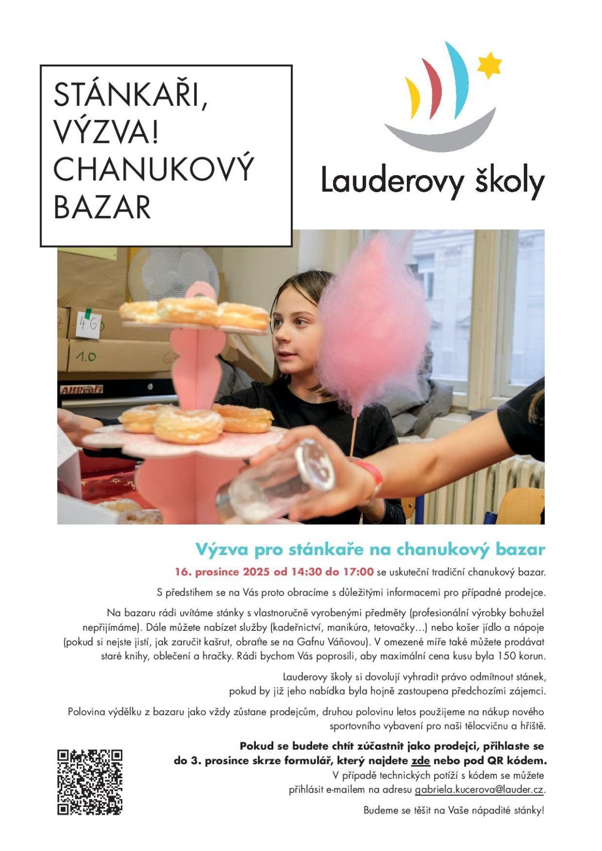 Chanukový bazar (zájemci o prodej)