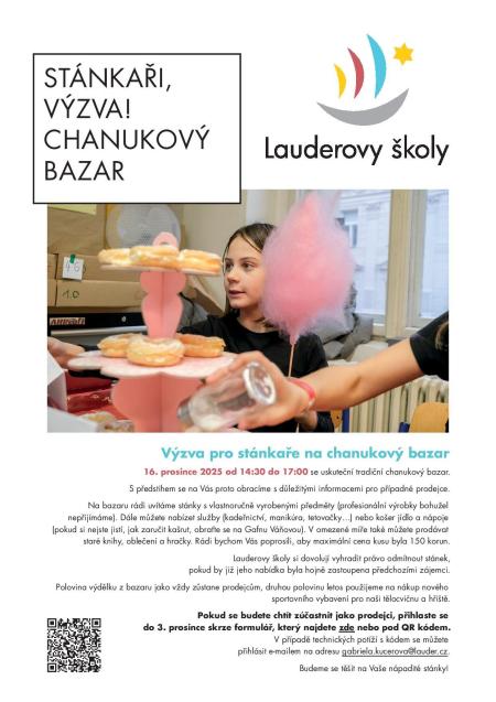 Chanukový bazar (zájemci o prodej)